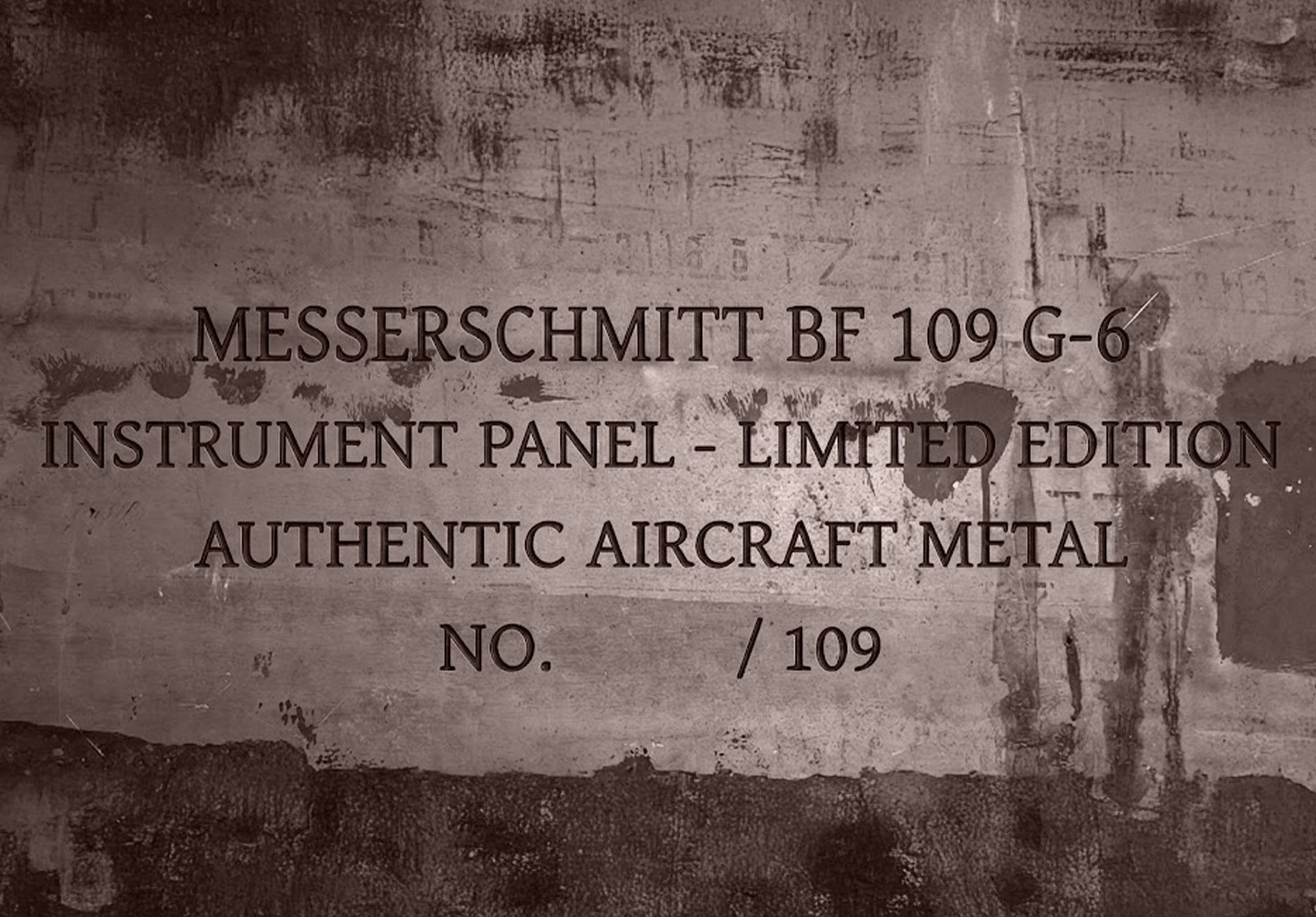 Instrument Panel of the Messerschmitt Bf 109 G-6